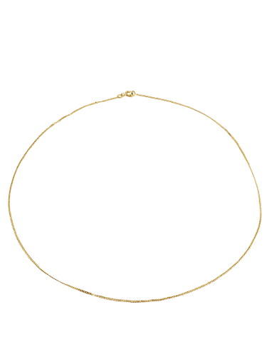 Collier Chaine Or jaune Maille Gourmette 58 Facettes