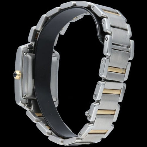 Montre Cartier Montre Tank Francaise Moyen Or Acier 58 Facettes MT36303