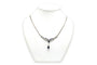 Collier Collier contemporain serti de saphirs et diamants taille brillant en or blanc 18k 58 Facettes 23106
