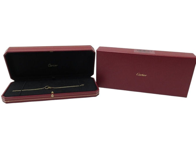 bracciale CARTIER love su catena b6027100 t17.5 in oro giallo 18k 4.1gr 