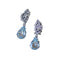 Boucles d'oreilles Boucles d'Oreilles Goutte Aigue Marine et Diamant 58 Facettes