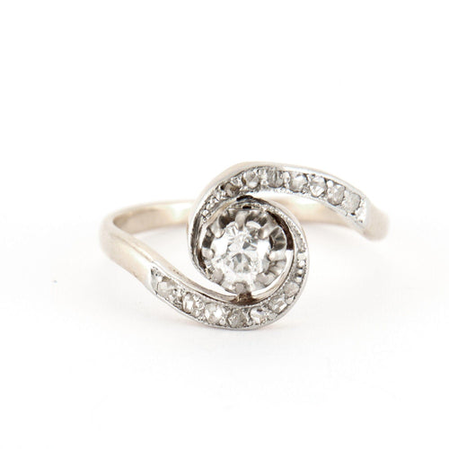 Bague 52 Bague Tourbillon Diamants 58 Facettes