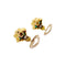 Boucles d'oreilles Boucles d'oreilles Chaumet, or jaune, diamants, émeraudes. 58 Facettes 34899