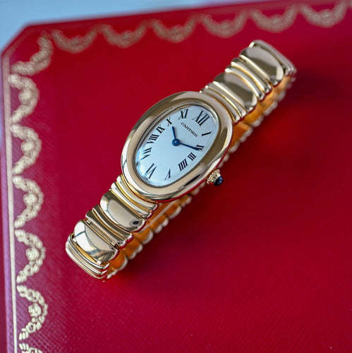 Montre CARTIER - Montre Baignoire Or Jaune Small 58 Facettes 375