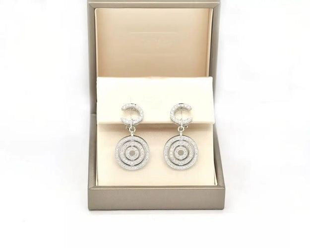 Boucles d'oreilles Boucles d'oreilles Bulgari de la collection Astrale, en or et diamants 58 Facettes 12915
