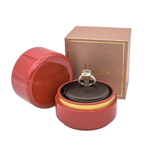 Bague 52 Pomellato Bague Nudo Or rose Prasiolite, Diamant 58 Facettes 4174060RV