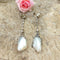 Boucles d'oreilles Pendants d’oreilles perles or blanc argent et diamants 58 Facettes 70