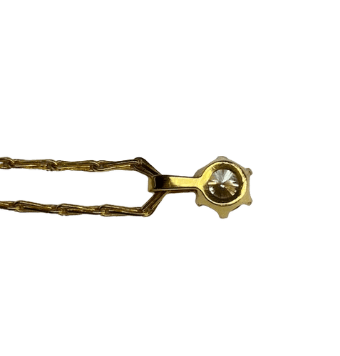 Collier Collier et pendentif et diamant 0,90 ct 58 Facettes