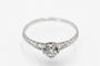 Bague 51 Bague en or blanc avec diamant taille ancienne de 0,25 ct. 58 Facettes 11219