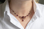 Collier Collier ancien avec grenats et perles, début du XIXe et XXe siècle 58 Facettes 11570