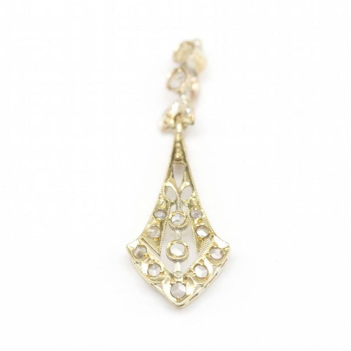 Pendentif Pendentif 1900 en or jaune et diamants 58 Facettes D362743JC