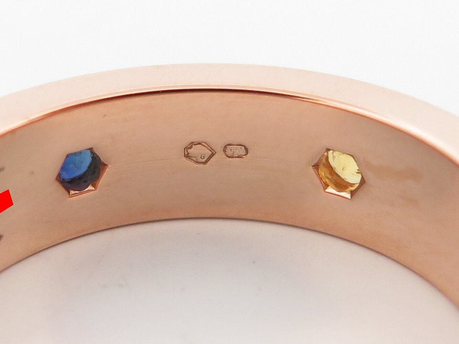 Bague 55 bague CARTIER love t55 en or 18k pierres saphir grenat amethyste 58 Facettes 271117