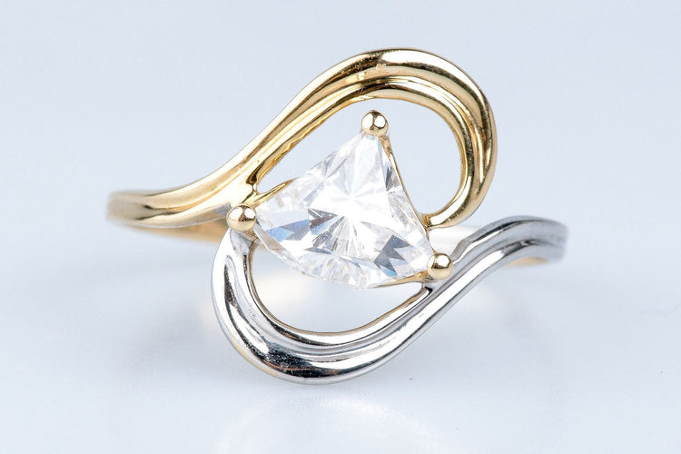 Bague 52 Bague en or bicolore 58 Facettes BGOXVY51