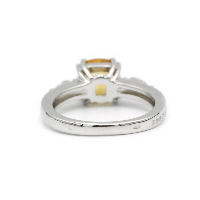 Bague 52 Bague or diamants citrine 58 Facettes 240052SP