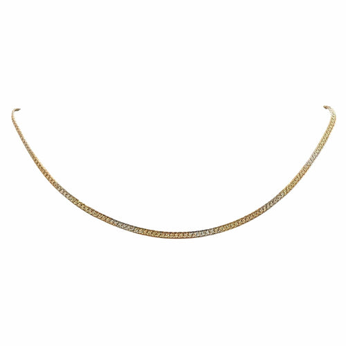 Collier Collier en or tricolore 58 Facettes