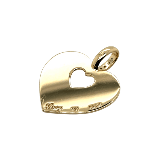 Poiray - Pendentif Coeur Secret Or jaune et Diamants 58 Facettes 1.0000434/2