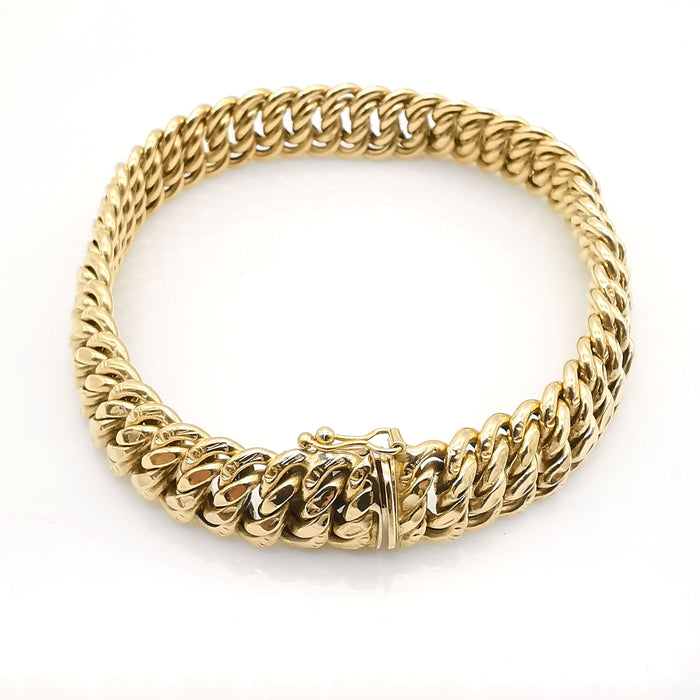 Bracelet Bracelet Maille américaine or jaune 58 Facettes