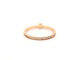 Bague 53 bague VANRYCKE solitaire pavee diamants en or rose 18k t53 58 Facettes 270294