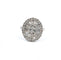 Bague 54 Bague exclusive sertie de diamants en or 18 carats 58 Facettes