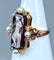 Bague 51 Bague camée sur agate perles fines diamants 58 Facettes AB263