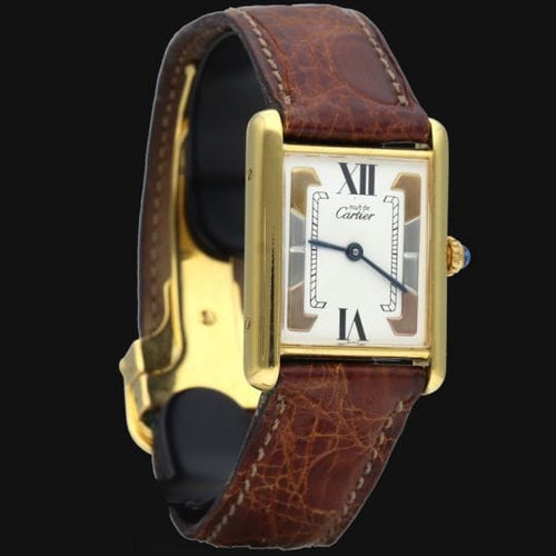 Montre Cartier Montre Tank Vermeil 58 Facettes MT42220