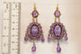Boucles d'oreilles Antique amethyst gold earrings 58 Facettes 7622
