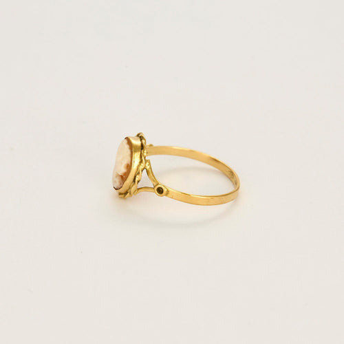 Bague 55 Bague or jaune cornaline 58 Facettes LP1251/BET