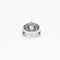 Bague 55 Bague bandeau en platine, saphir rose et diamants 58 Facettes