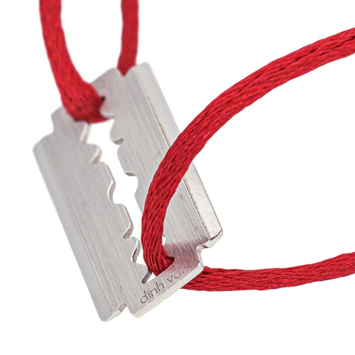 Bracelet Dinh Van  Bracelet Cordon Lame de Rasoir Or blanc 58 Facettes 4815741CN