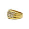 Bague 53 Bague or jaune et diamants 58 Facettes 220563R