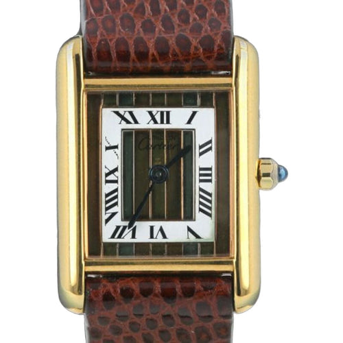 Montre Cartier Montre Tank Vermeil 58 Facettes MT41146