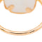 Bague 55 Ginette NY Bague White MOP antique ring Or rose Nacre 58 Facettes 3089114CN