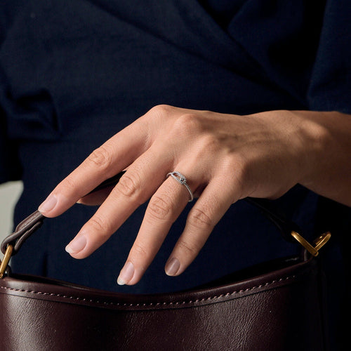 Bague 52 Messika Bague Move Uno Pavée en Or blanc 18k 58 Facettes 58FC16