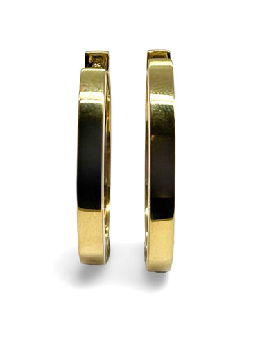 Créoles or jaune et diamants 0,50 ct 58 Facettes 1153