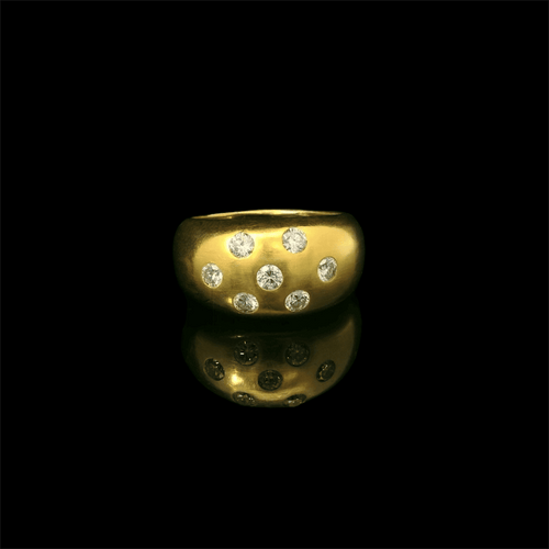 Bague 54 Bague gitane en diamant victorien 58 Facettes