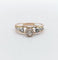 Bague 51.5 Bague victorienne or rose et argent, diamant et diamants 58 Facettes A05591