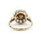 Bague 58 Bague or jaune, platine et diamants 58 Facettes 1062