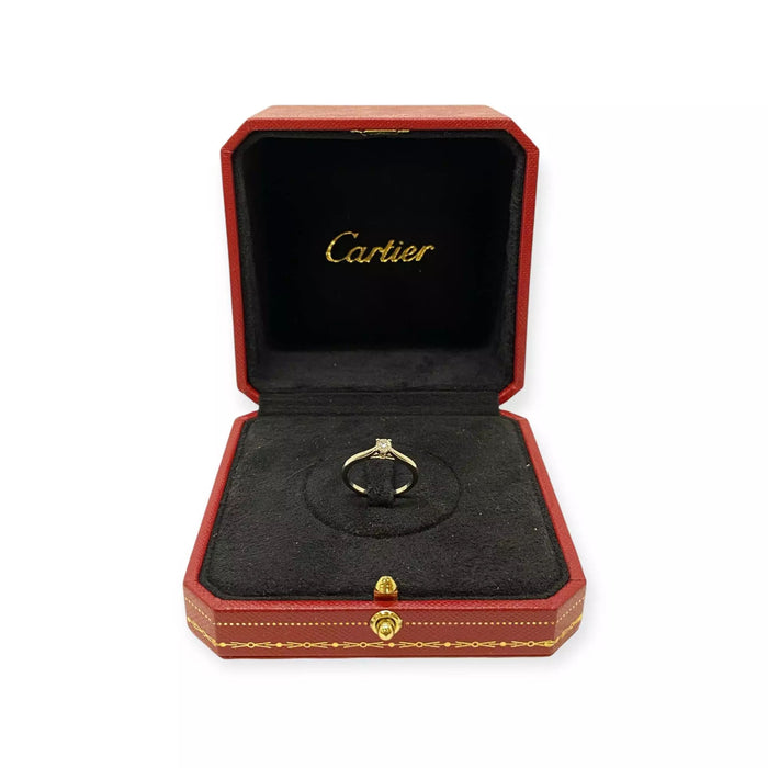 CARTIER - Ring 1895 Lonely platinum