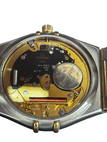 Montre OMEGA - Montre Constellation acier/ or jaune 58 Facettes