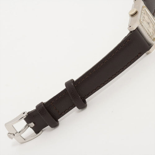 Montre Rolex - Montre Precision vintage en or blanc 18 carats avec coffret 58 Facettes