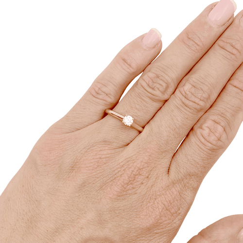 Bague 53 Solitaire Cartier,"1895", or jaune, diamant. 58 Facettes 34770