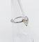 Bague 48.5 Bague solitaire or blanc et diamant Fancy Light Yellow, certificat AIG 58 Facettes A05697