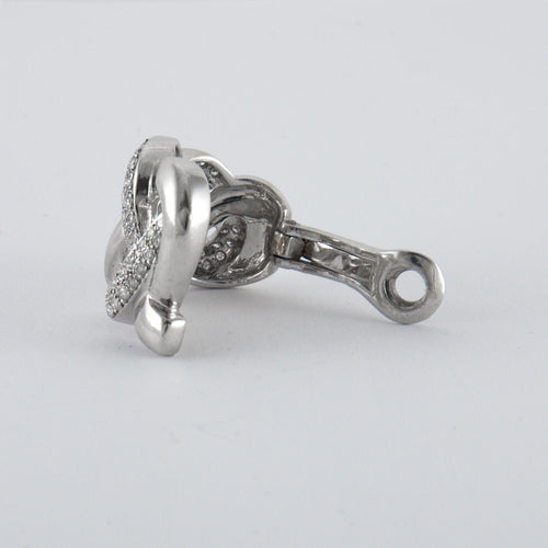 Boucles d'oreilles Boucles d oreille Clip Diamants 58 Facettes