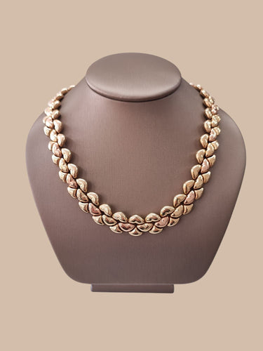 Collier Collier double face en Or jaune et rose 58 Facettes coll.coeur14k.20