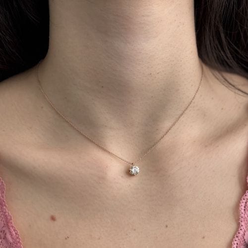 Collier Collier Solitaire diamant 1,13 ct 58 Facettes 431