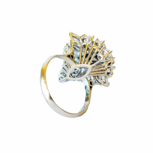 Bague 52.5 bague en or avec diamants 58 Facettes Q76B(930)