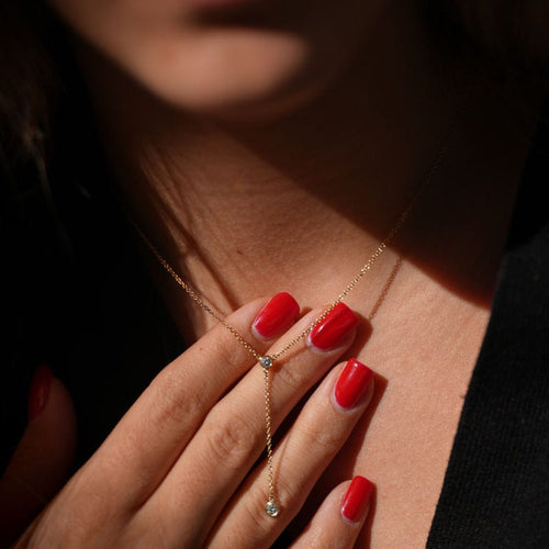 Collier TIFFANY & CO - Collier "Diamands by the yard" - en or jaune 18k et diamants 58 Facettes