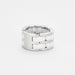 Bague 55 CHANEL - Bague Ultra en or blanc, céramique blanche et diamants 58 Facettes