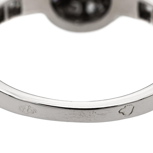 Van Cleef & Arpels Ring Solitær  Platin Diamant 