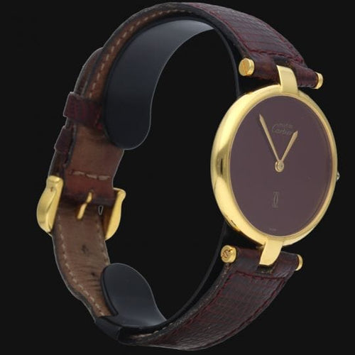 Montre Cartier Montre Must De Cartier Vermeil 58 Facettes MT41212